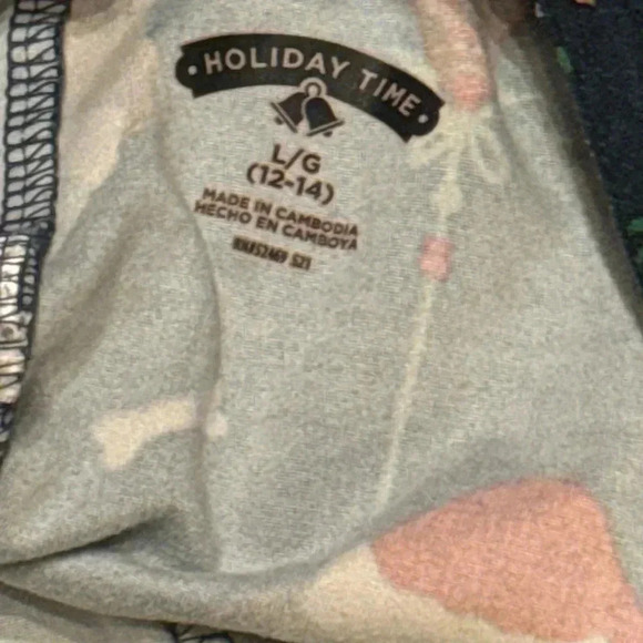 Christmas leggings with dogs LARGE - Picture 3 of 4